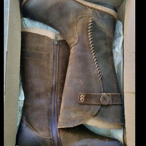 BORN Tonic Rust mid calf boots EUC